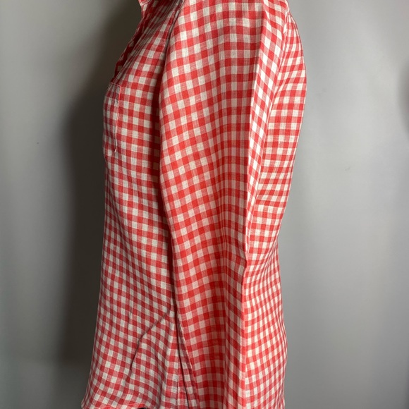 Frank Eileen size M Barry line plaid women’s shirts button down - Picture 11 of 11